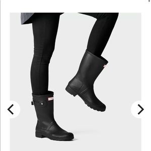 Women's Hunter Boots Original Tour Foldable Short Rain Boots